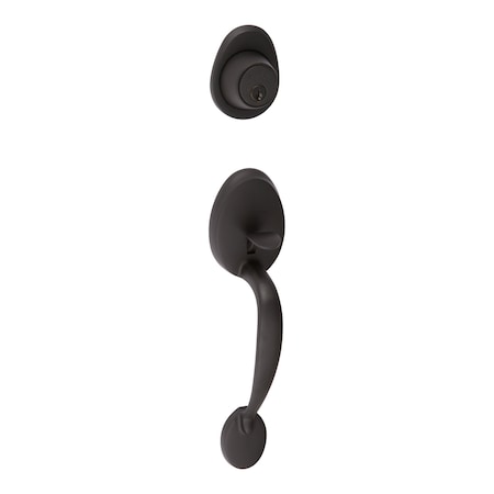 Sure-Loc Hardware Sure-Loc Hardware Alta Handleset, Flat Black AT507 FBL